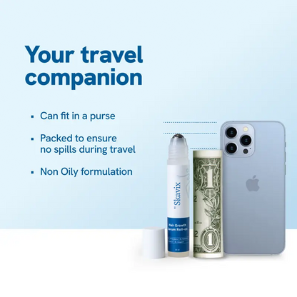 Hair Growth Roll-On Serum – See hair growth in 4 weeks-