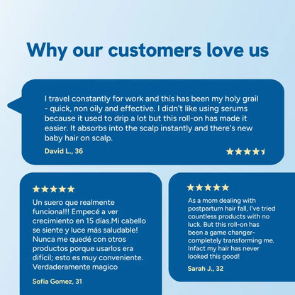 Hair Growth Roll-On Serum – See hair growth in 4 weeks-